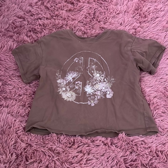 target (art class) cropped peace tee - Picture 1 of 3